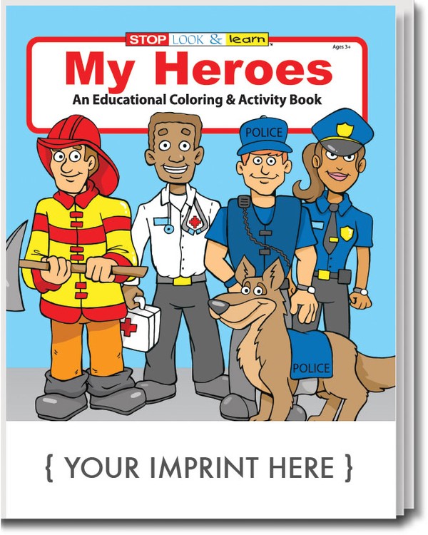 Heroes Coloring Book